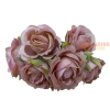 Bomboniera fiore bocciolo di  rosa col. Rosa Selvatico ø 4 cm - 1 pz
