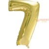 Palloncino Champagne Mini numero 7 in mylar da 35 cm
