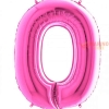 Palloncino Fucsia Mega numerone 0 in mylar da 101 cm - 1 pz