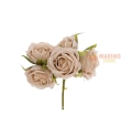 Bomboniera Fiore Rosa col. Beige diam.4 cm