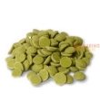 Cioccolato cubotti bianchi al pistacchio per coperture 1Kg