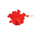 Confetti party cuore rosso, g 15,  cm 2,3