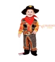 Costume carnevale piccolo cowboy 1 anno