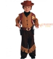 Costume Cowboy 4-5 Anni – Casacca, Pantaloni con Frange e Cappello per Carnevale e Feste a Tema