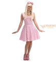 Costume donna barbie M 42/44- Perfetto per Carnevale Halloween e Feste a Tema