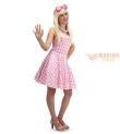 Costume donna barbie S 38/40 - Perfetto per Carnevale Halloween e Feste a Tema