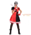 Costume donna clown horror S/M - Perfetto per Carnevale Halloween e Feste a Tema
