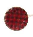 Natale Tartan piatti 20 cm - 8 pz