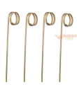 Spiedini in bambo ricciolo 12 cm 100 pz