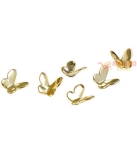 Immagine 0 di Bomboniera farfalla oro calamita - 3,5 cm