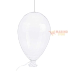 Immagine 0 di Bomboniera palloncino vetro appendino 7 x 12 cm