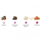 Immagine 1 di Confetti alla Nocciola Les Noisettes Sfumati Rosa ai Gusti Assortiti confezionati singolarmente