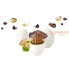 Immagine 1 di Confetti Bianchi Ciocomandorla Maxtris Gusto Pistacchio e Gianduia