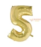 Immagine 0 di Palloncino Champagne Mega numerone 5 in mylar da 101 cm - 40