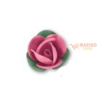 Immagine 0 di Rose rosa con foglie pz 200