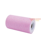 Immagine 0 di Rotolo Tulle Colore Rosa Glitter 25 x 12,5 m
