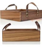 Immagine 0 di Vassoi rett. legno set 2 - 23X22,5 H 5,5 - 40X26 H 5,5
