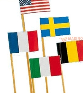Bandiere Internazionali 2x3 h 7 cm 144 pezzi