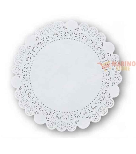Carta pizzo regal bianco diametro 24 pezzi 250