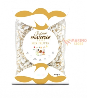 Confetti  Ciocomandorla Bianco Maxtris Mix Frutta Twist Confezionati Singolarmente