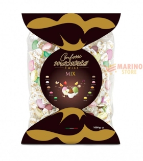 Confetti Ciocomandorla Colorati Mix Twist Maxtris ai gusti Assortiti alla Frutta Confezionati Singolarmente