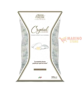 Confetti Crystal Almond bianco incartati singolarmente 1kg