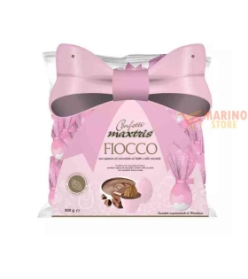 Confetti maxtris fiocco incartati rosa 500 gr