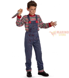 Costume Bambino Assassino (7-8, 10-13 anni) - Perfetto per Carnevale e Feste a Tema Horror