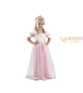 Costume carnevale bimba principessa 3-4 anni
