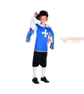 Costume carnevale bimbo musketeer norbert 10-12 anni