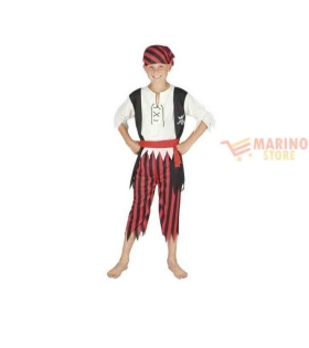 Costume carnevale bimbo pirate jack 7-9 anni