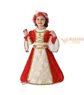 Costume carnevale elisa di rivombrosa baby in velluto 5 anni