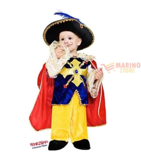Costume carnevale piccolo d'artagnan 10 mesi