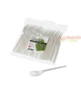 Forchette Bianche biodegradabili 50 pezzi