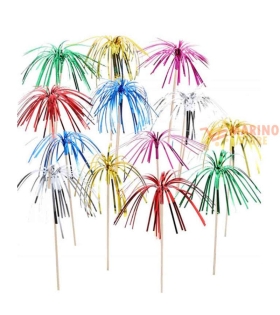 Palma fiesta lux multicolore corte h 22 cm 100 pezzi