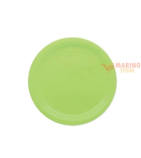 Piatto Verde mela 24 cm ecolor in carta 25 pz
