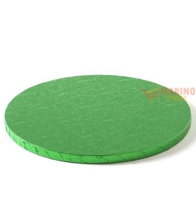 Sottotorta Cartone Verde Tondo 40X1,2 cm
