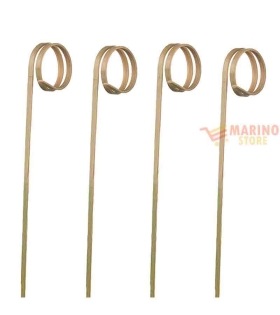 Spiedini in bambo ricciolo 12 cm 100 pz