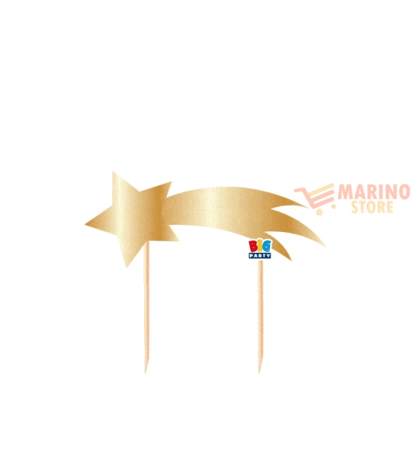 Immagine 0 di Cake Topper Italic cm 20 x 17 Stella Cometa