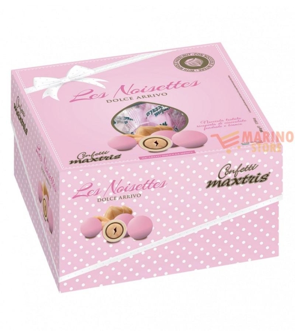 Immagine 0 di Confetti alla Nocciola Les Noisettes Rosa confezionati singolarmente