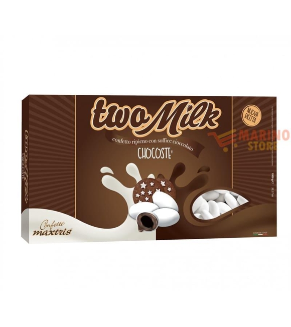 Immagine 0 di Confetti Bianchi al Cioccolato Two Milk Gusto Chocostè Maxtris