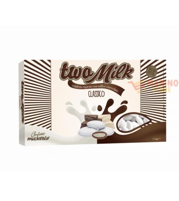 Immagine 0 di Confetti Bianchi al Cioccolato Two Milk Gusto Classico Maxtris