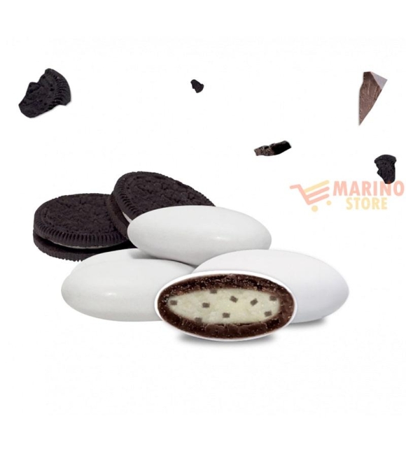 Immagine 1 di Confetti Bianchi al Cioccolato Two Milk Gusto Crunch Biscottino Maxtris