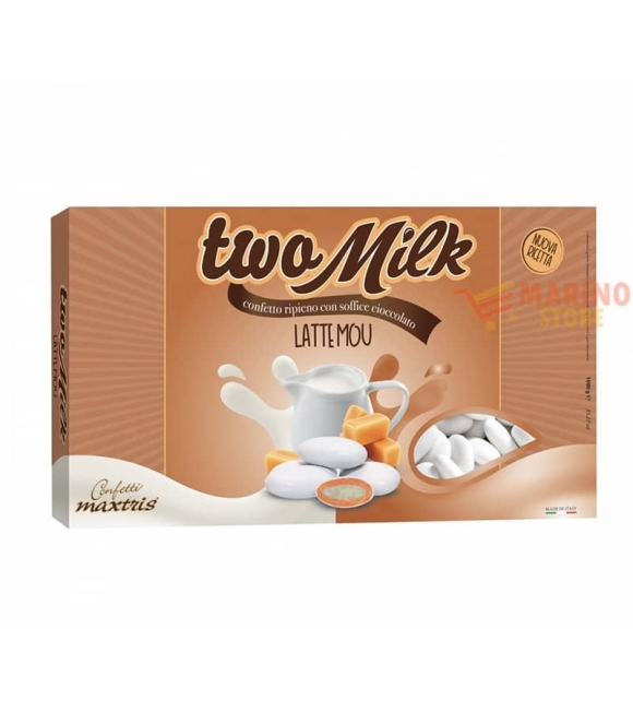 Immagine 0 di Confetti Bianchi al Cioccolato Two Milk Gusto Latte Mou Maxtris