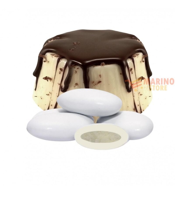 Immagine 1 di Confetti Bianchi al Cioccolato Two Milk Gusto Panna Cotta Maxtris