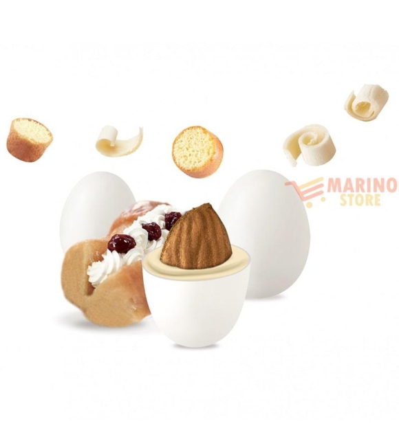 Immagine 1 di Confetti Bianchi Ciocomandorla Maxtris Gusto Babà con Panna