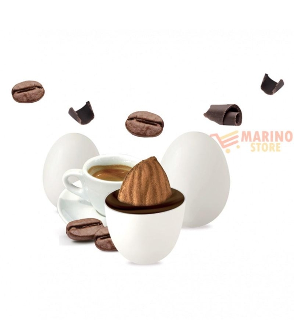 Immagine 1 di Confetti Bianchi Ciocomandorla Maxtris Gusto Caffè Espresso Napoletano
