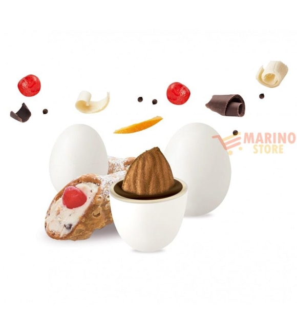 Immagine 1 di Confetti Bianchi Ciocomandorla Maxtris Gusto Cannolo Siciliano