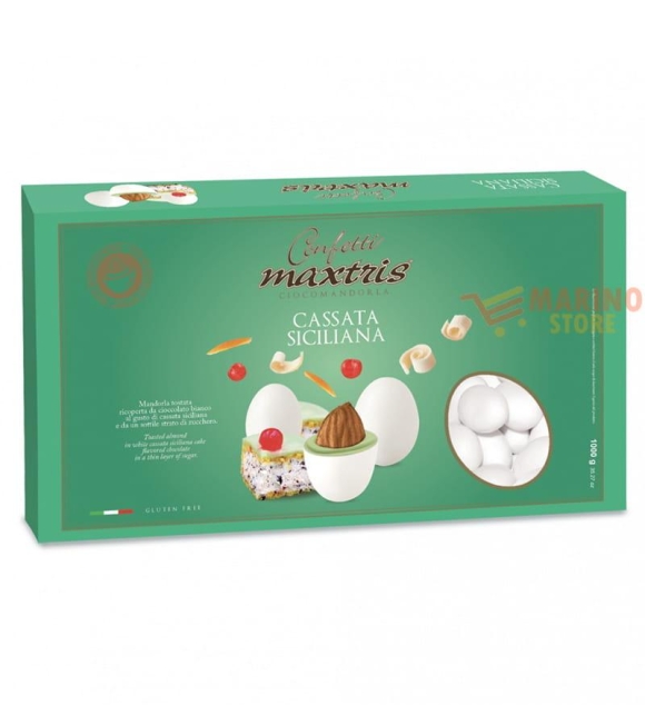 Immagine 0 di Confetti Bianchi Ciocomandorla Maxtris Gusto Cassata Siciliana