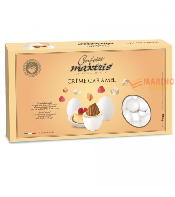 Immagine 0 di Confetti Bianchi Ciocomandorla Maxtris Gusto Creme Caramel